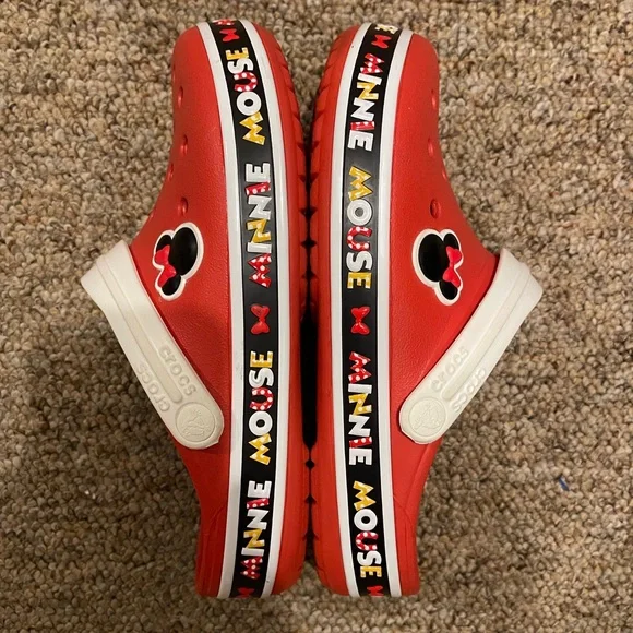 Disney Parks X Minnie Mouse III Red Band Slip On Crocs - Picture 3 of 9